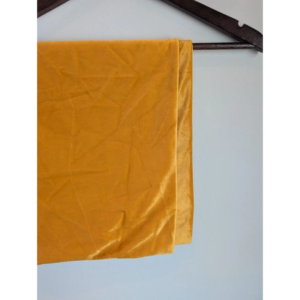 Pillow Sham Gold Crushed Velvet Decorative Pillow Sham Zip Closure 23''x23''